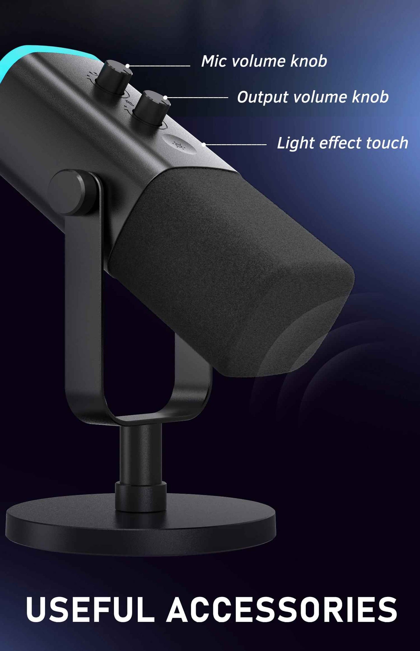 FIFINE™ AM8 Hybrid USB/XLR Dynamic Microphone