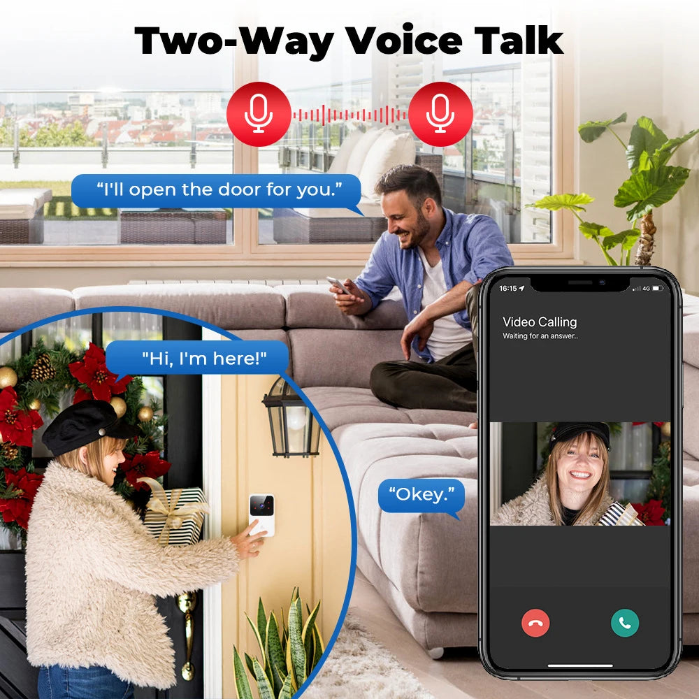 Tuya™ Wireless Wi-Fi Video Doorbell
