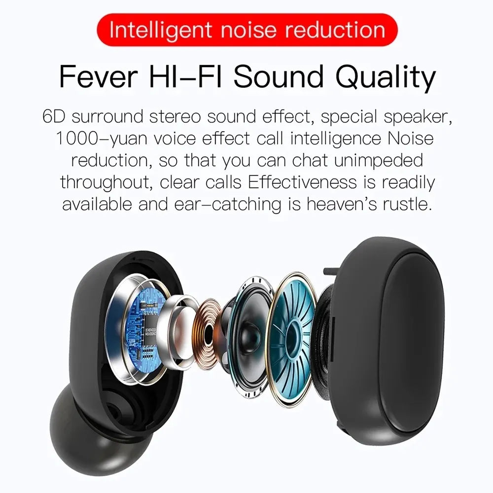 Audioluxe™ E6S Bluetooth Earbuds