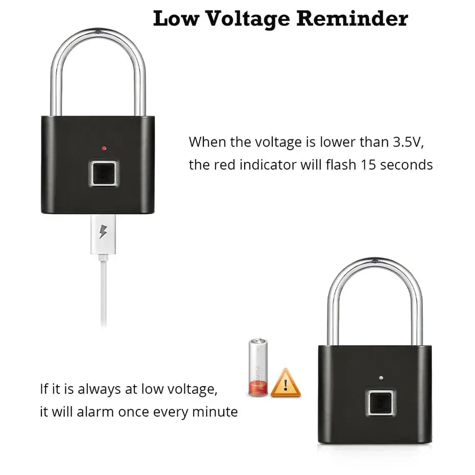 KERUI™ Keyless Fingerprint Smart Padlock