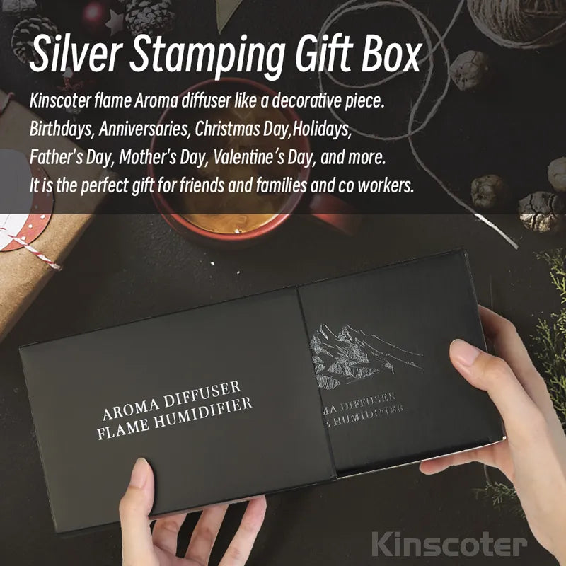 Kinscoter™ Flame Lamp Aroma Diffuser