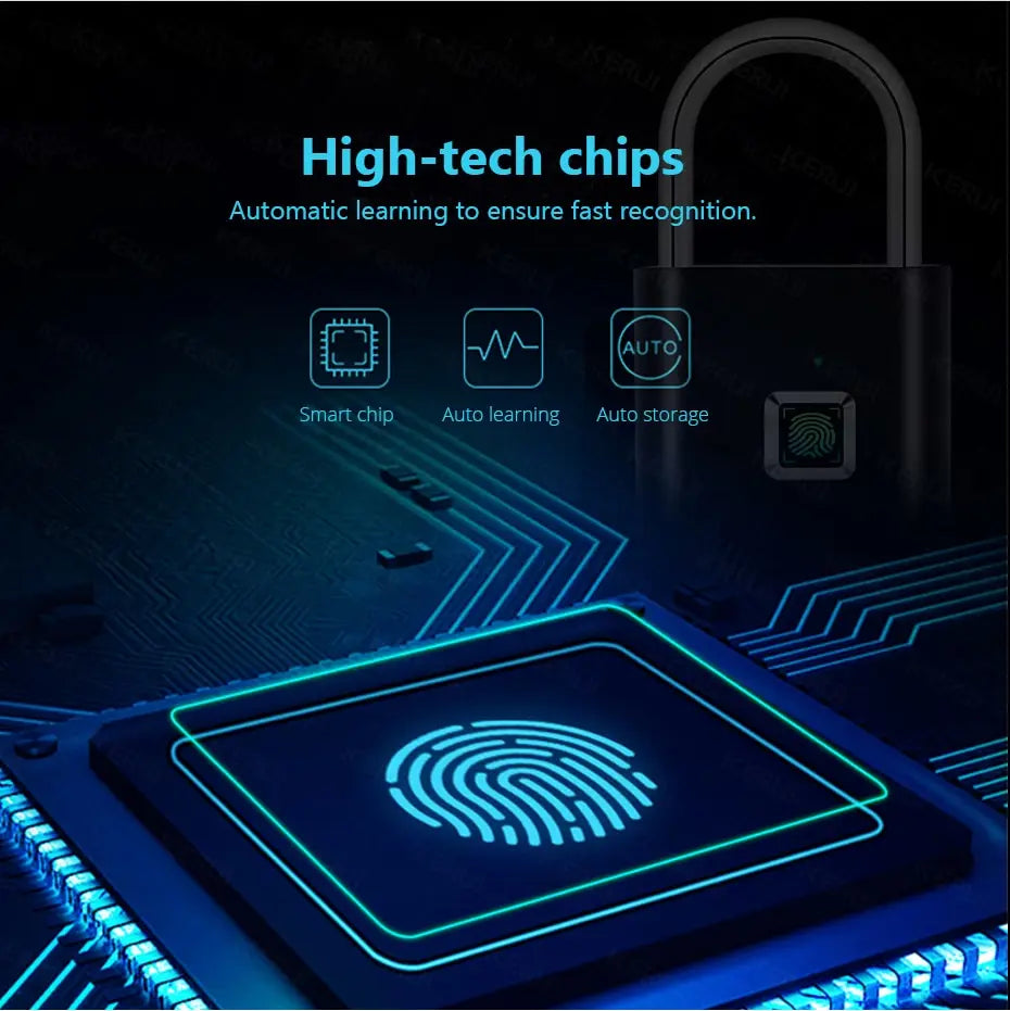 KERUI™ Keyless Fingerprint Smart Padlock