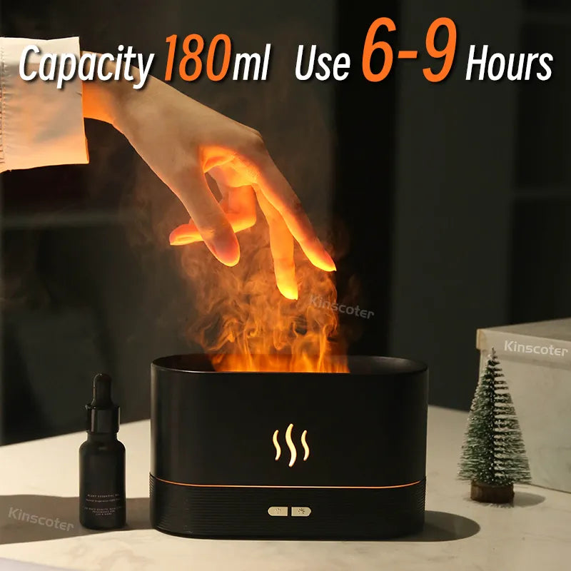 Kinscoter™ Flame Lamp Aroma Diffuser