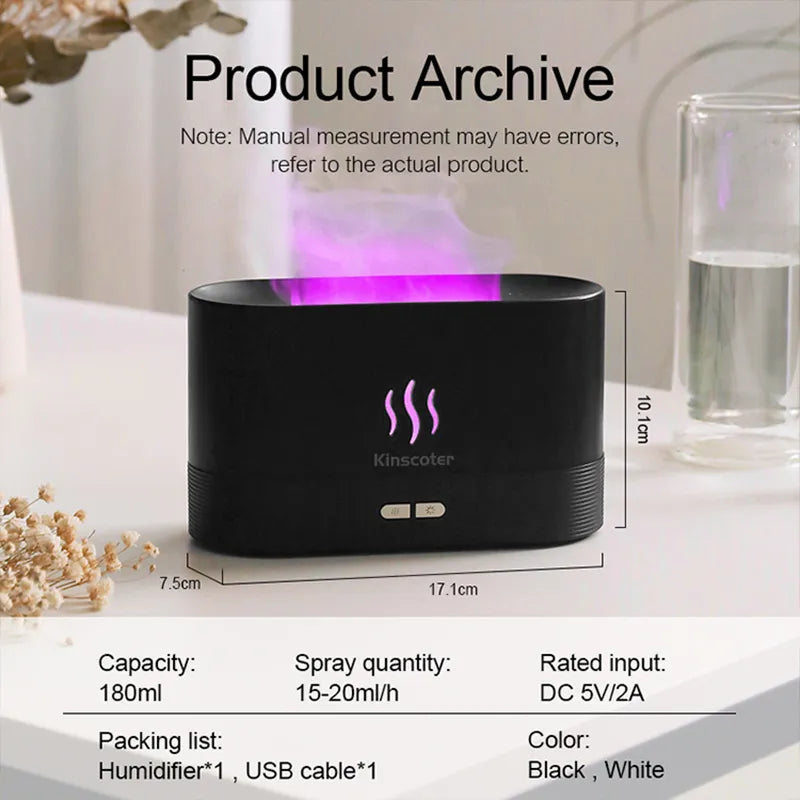 Kinscoter™ Flame Lamp Aroma Diffuser