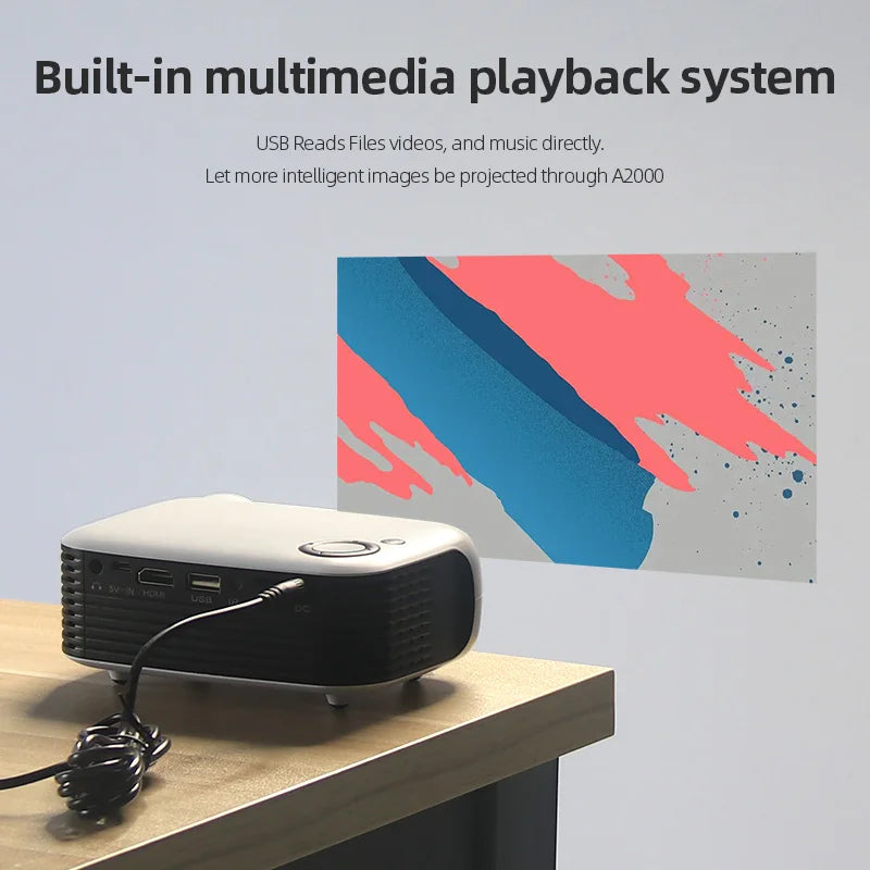 Airo2000⢠MINI Home Cinema Projector