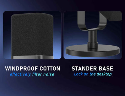 FIFINE™ AM8 Hybrid USB/XLR Dynamic Microphone