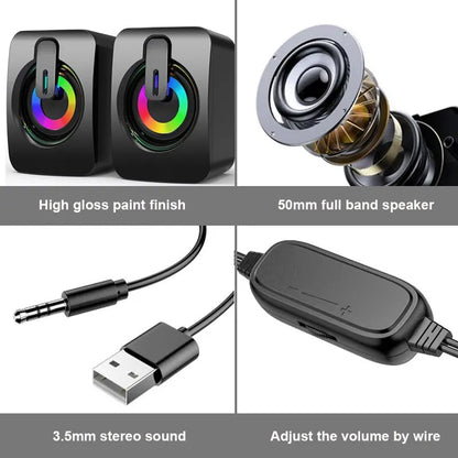 AudioBlitz™ Immerse360 LED Speakers